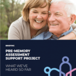 Pre-memory assessment support project briefing